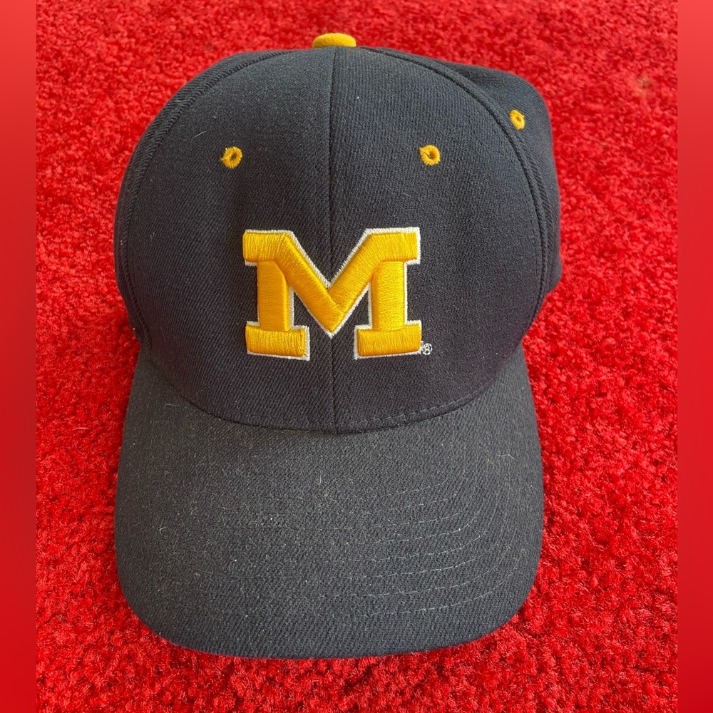 Michigan Wolverines Stretch Fitted Hat